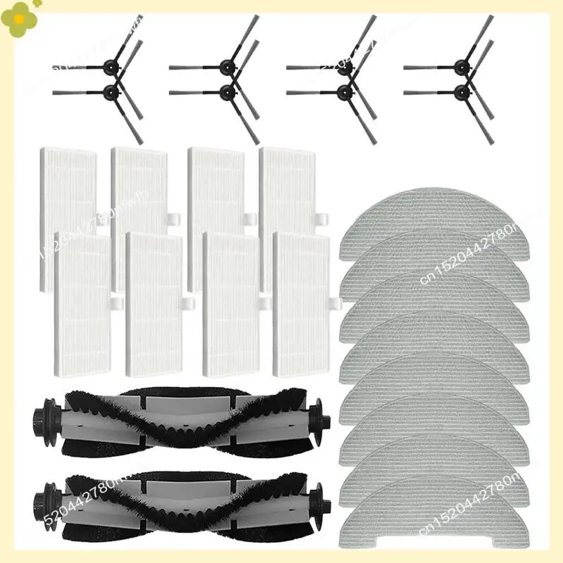 

LDHL Side Brushes Roll Brush Set For Vactidy Nimble T7 T8 Robot Vacuum Cleaner Replacement Spare Accessories