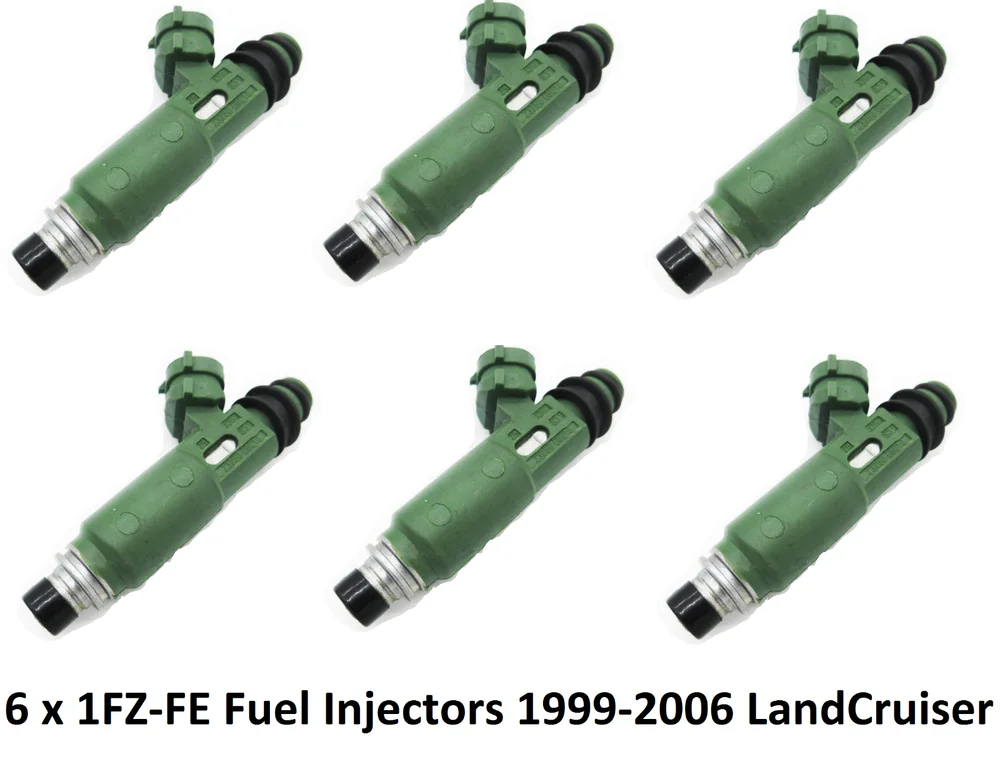 

6 x Fuel injectors for TOYOTA 1FZ-FE LANDCRUISER FZJ78 79 105 23209-66010 LEXUS