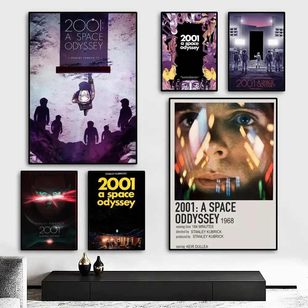 2001 A Space Odyssey Poster Art print wall decor ideal for living room, bedroom, bar, parlor, and home gifting