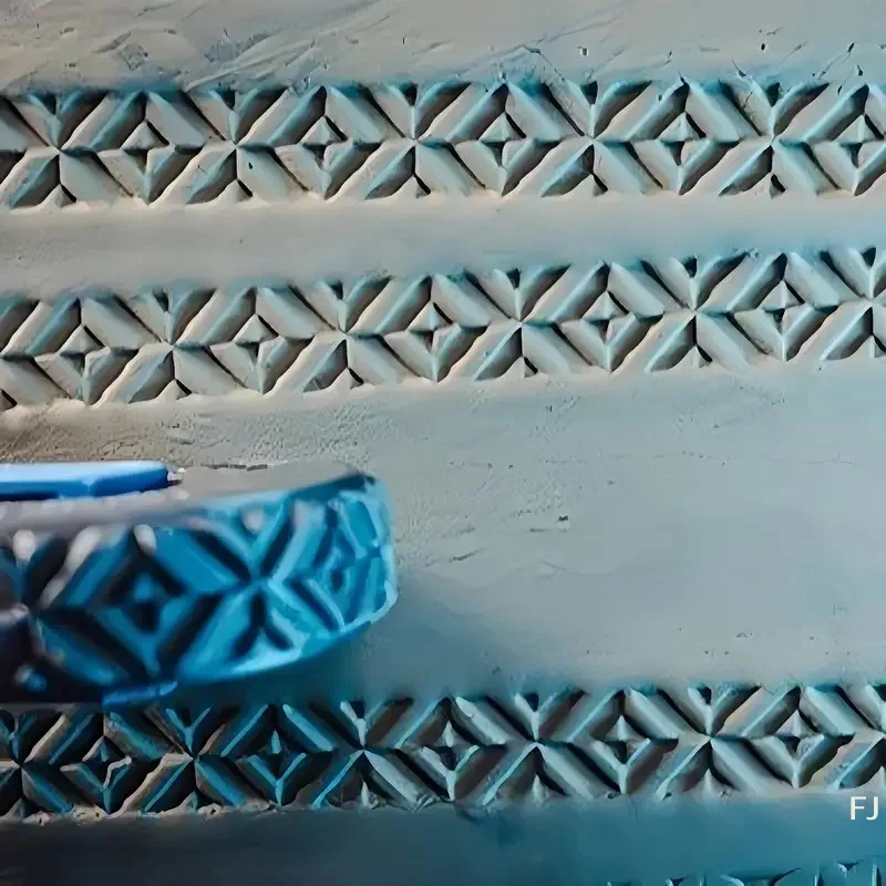 

[YU]gyptian-Inspired Relief Rolling Tool Clay Texture Wheel Clay Stamp Roller Pottery Making Tools DIY Handcrafts, Arts & Crafts
