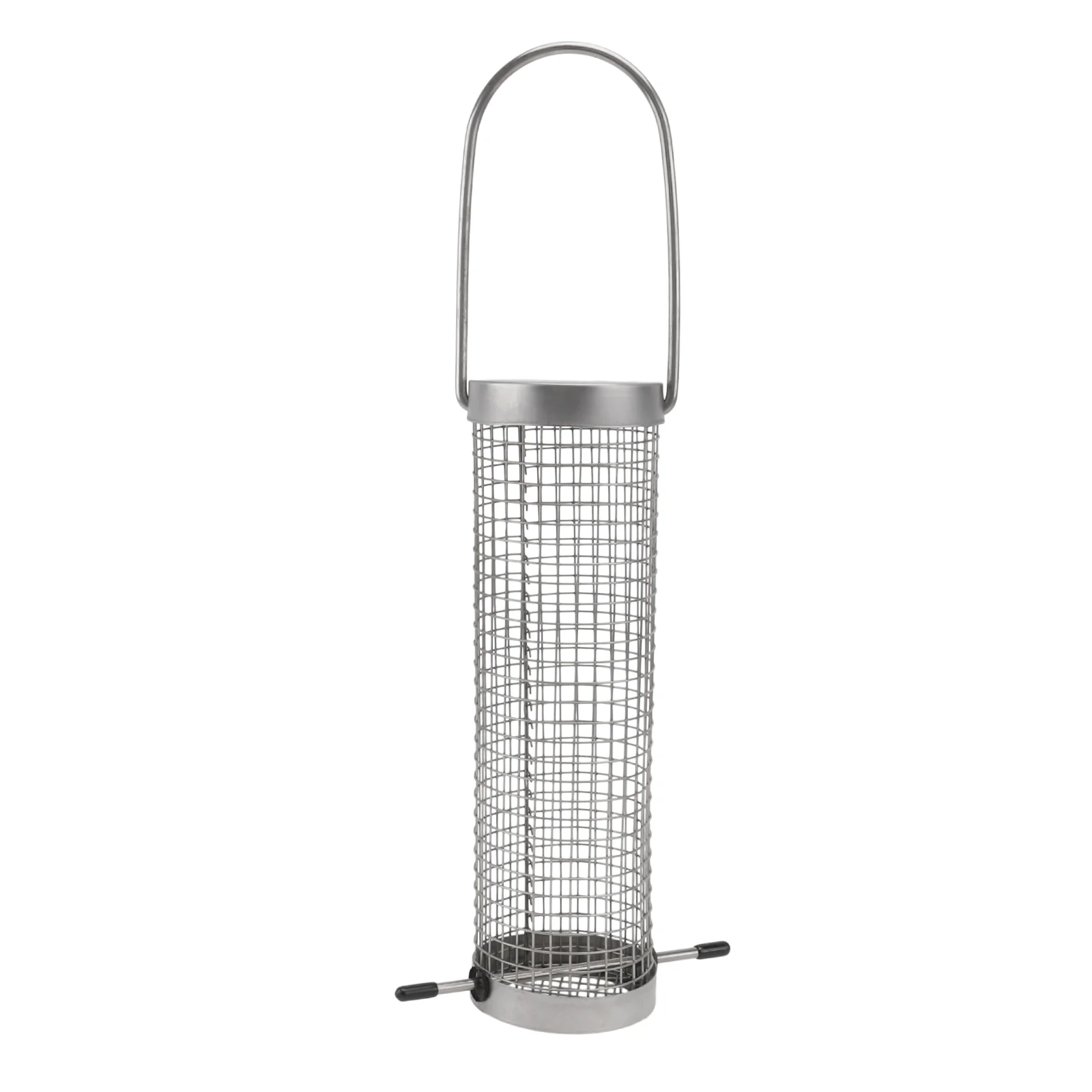 

Stainless Steel Bird Feeder Feeding Apparatus Hanging Container Balcony Supplies Garden Trays