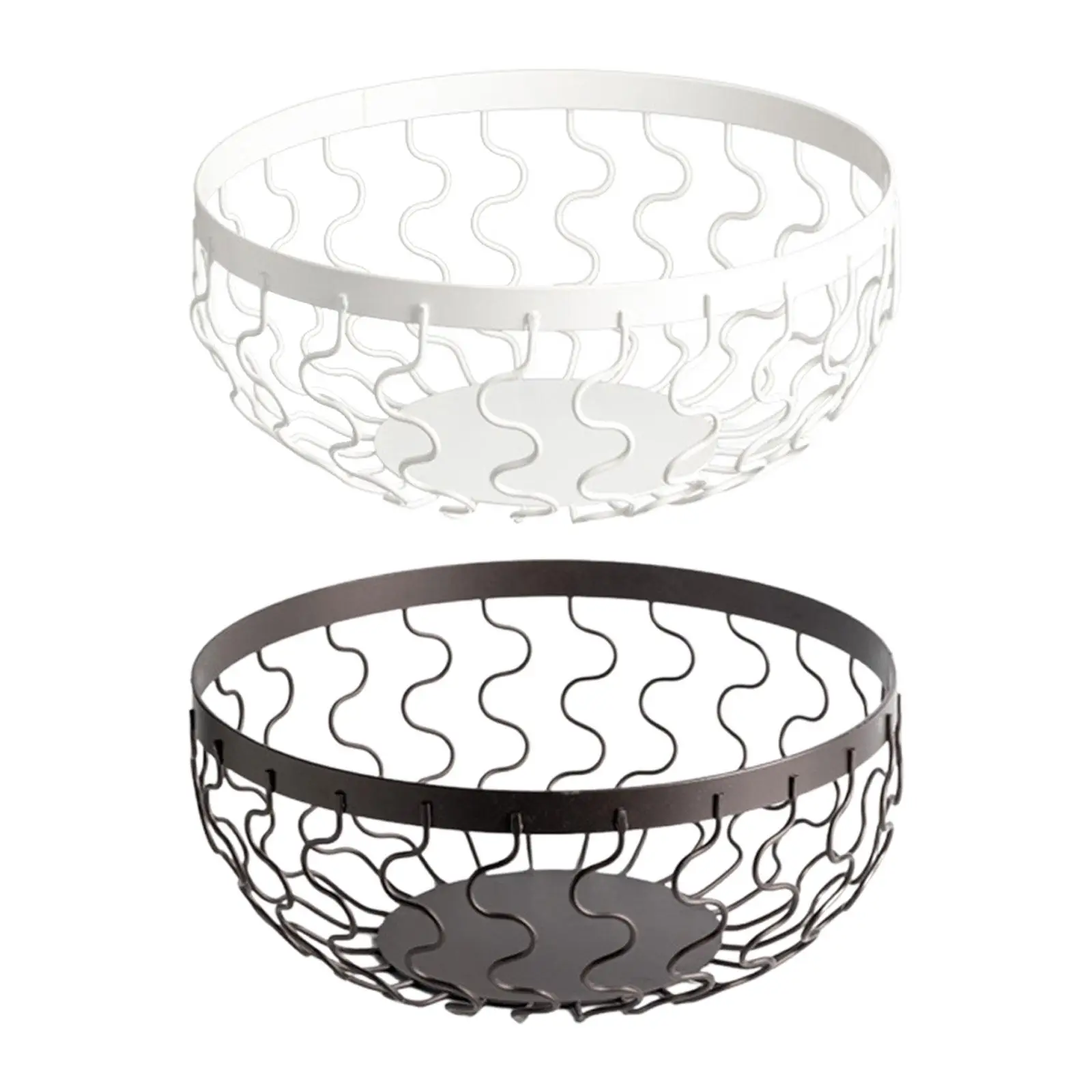 

Metal Wire Fruit Basket Iron Fruit Bowl for Kitchen Counter Households Items