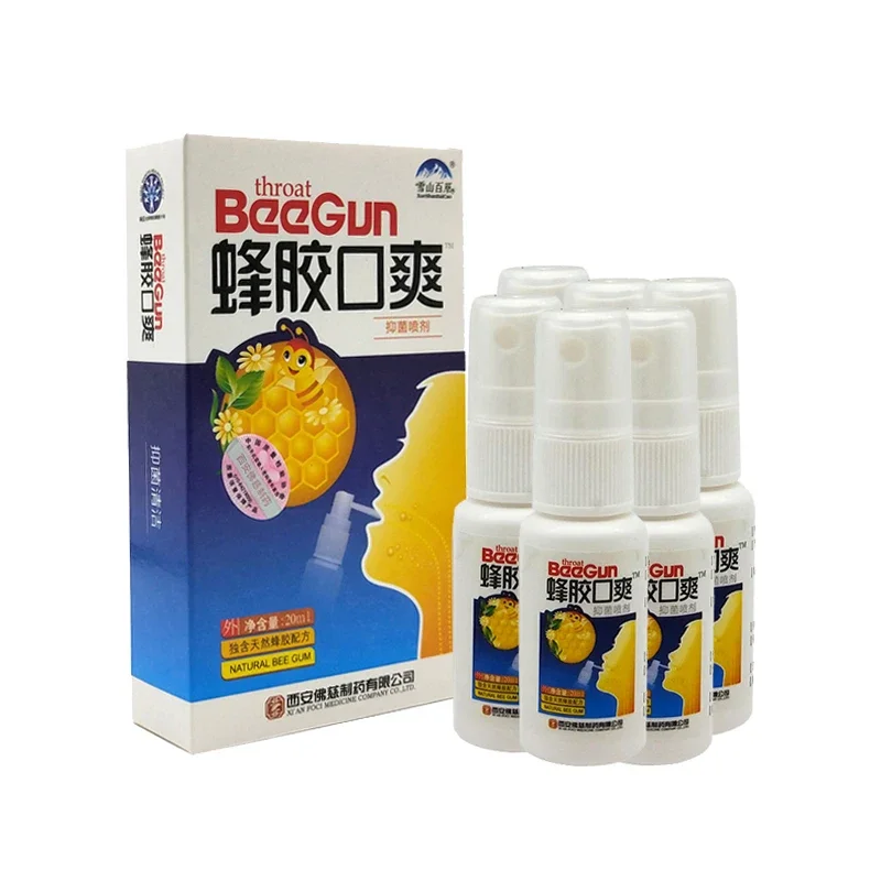 

10PCS Bee Propolis Mouth Clean Oral Spray Treatment Bad Breath Oral Ulcer Pharyngitis Halitosis Breath Freshener Drop