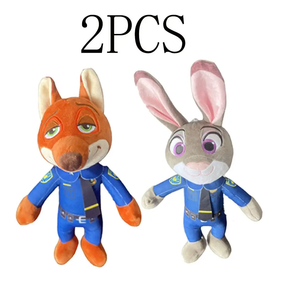 @@HotSALE Disney Cartoon Anime Filme Zootopia Brinquedo de Pelúcia Fox Nick Wilde Coelho Judy Hopps Boneca Animais de pelúcia macios Presentes de Natal
