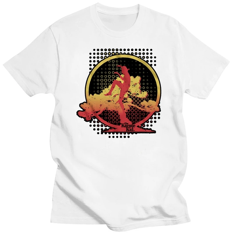 Karate Kid Bansai Crane Kick Adult T Shirt Great Classic Movie