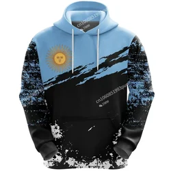 3DPrint Newest Argentina Sport Country Flag Unique Men/Women Cozy Hrajuku Casual Streetwear Hoodie/Zip/Sweatshirt