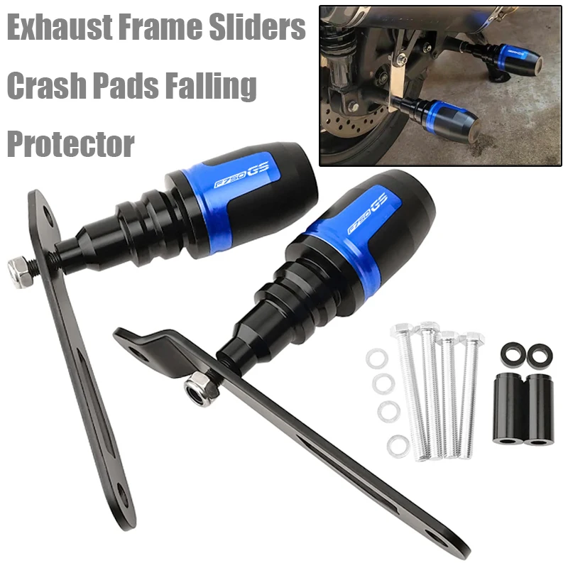 

Falling protection Exhaust Slider Crash pad slider For BMW F750GS F850GS F750 850 GS 2020 2021 2022 2023 Motorcycle Accessories