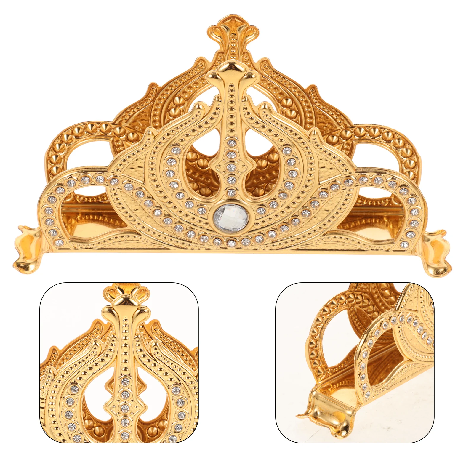 

Metal Paper Holders 150x27x83mm Napkin Stand Dinner Napkin Holder for Kitchen Table Bar Utensil Storage Solution