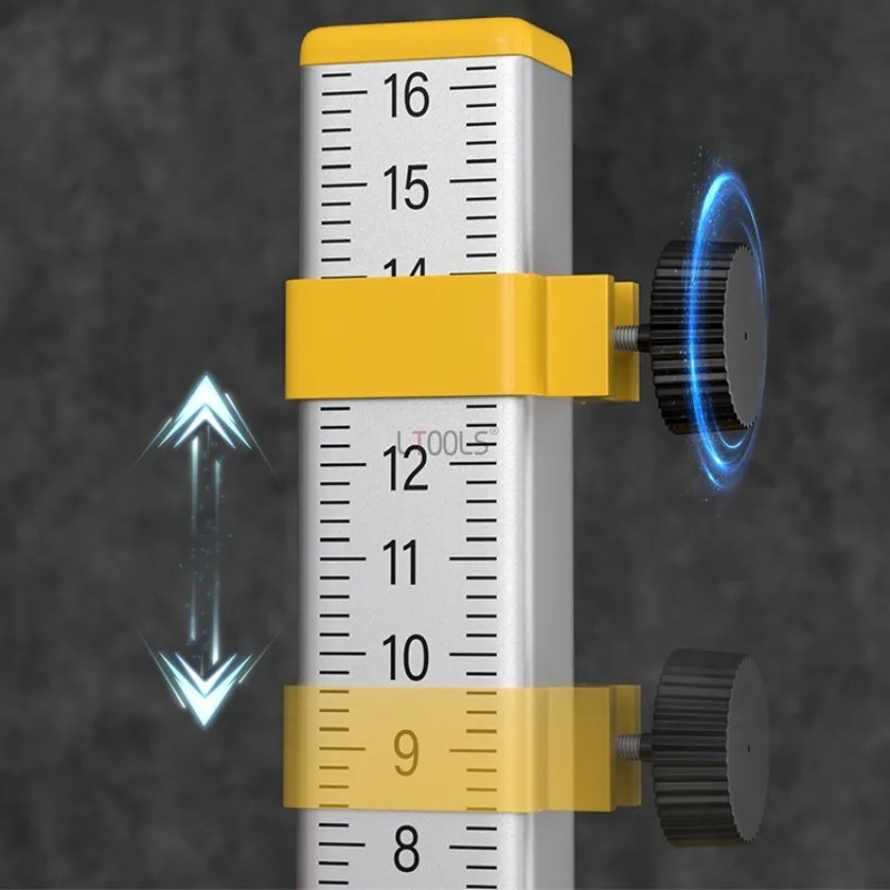 Righello di uguale altezza per la lavorazione del legno posizionamento aggiornato righello di elevazione orizzontale bilancia a doppia faccia strumenti speciali per piastrelle di ceramica fai da te