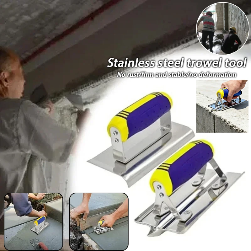 2 قطعة أداة تزيين مجرفة ركن الحائط الأكثر مبيعًا أداة تزيين معجون الأرض المشططة زاوية مجتذب مجرفة زاوية من الفولاذ المقاوم للصدأ #1