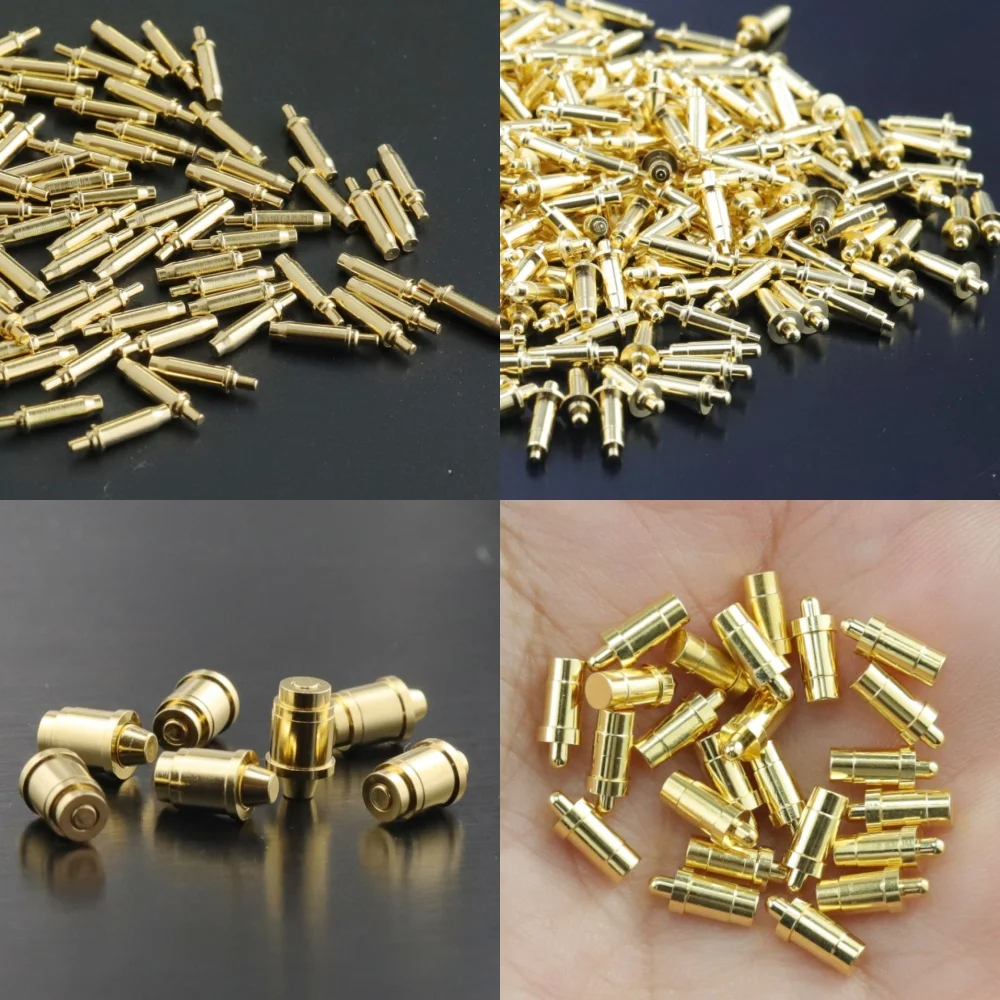 100-500pcs Pogo Pin Connector Xros Brass Gold-Plated Electrodes Xlim Wafer Probe Loaded Contacts Ball Ramp URSA 5A-10A Pogopin