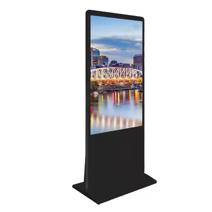 50 Inch Display Indoor Wifi Floor Stand LCD Advertising Player Digital Signage Airport Exhibition Hall Welcome Display