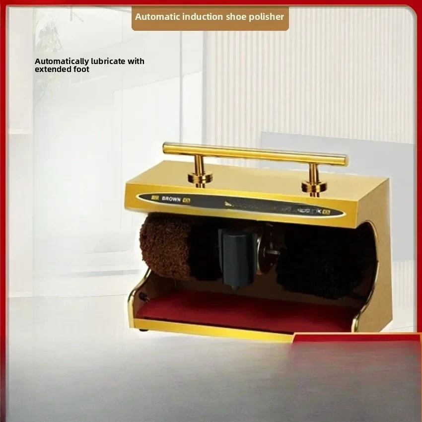 Fully Automatic Induction Shoe Polisher Multi-Functional Electric Shoe Polisher for Hotel Lobby