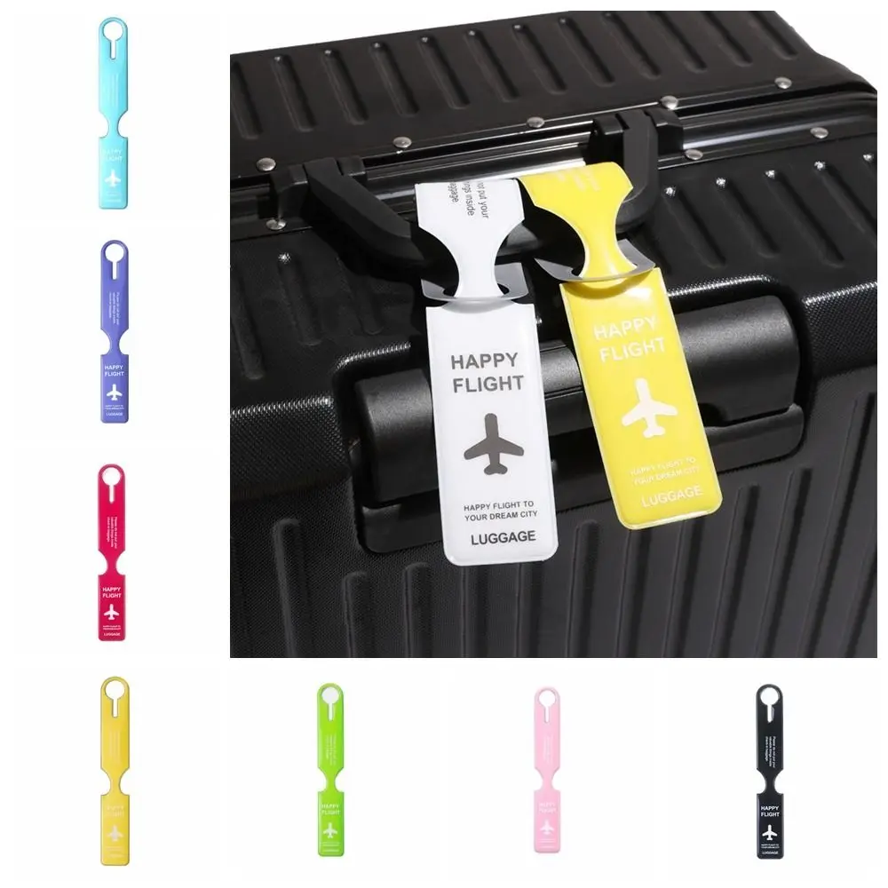 Boarding Pass PVC Luggage Tag Baggage Name Tags Information Card Airplane Suitcase Tag Aircraft Consignment Card Tag