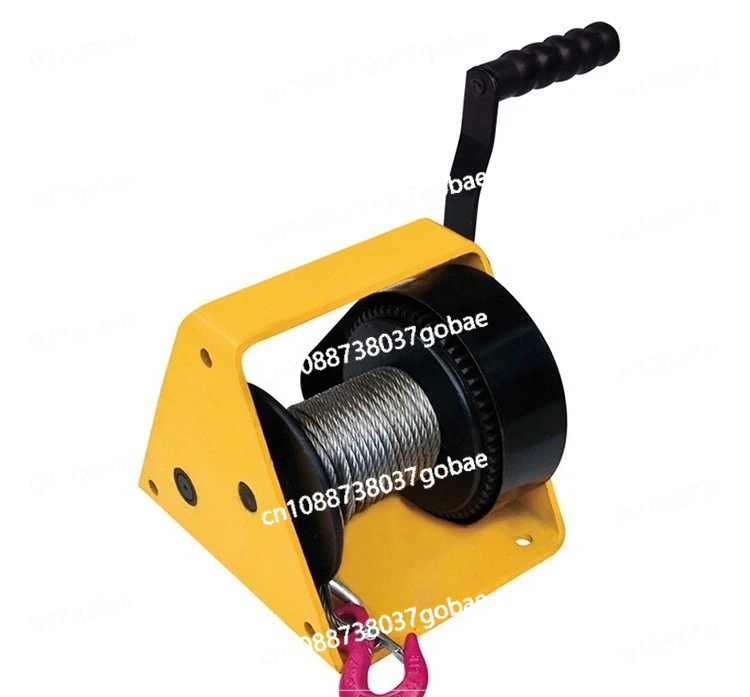 Turbo worm hand winch two-way self-locking 500kg heavy duty hand winch dynamic hoist