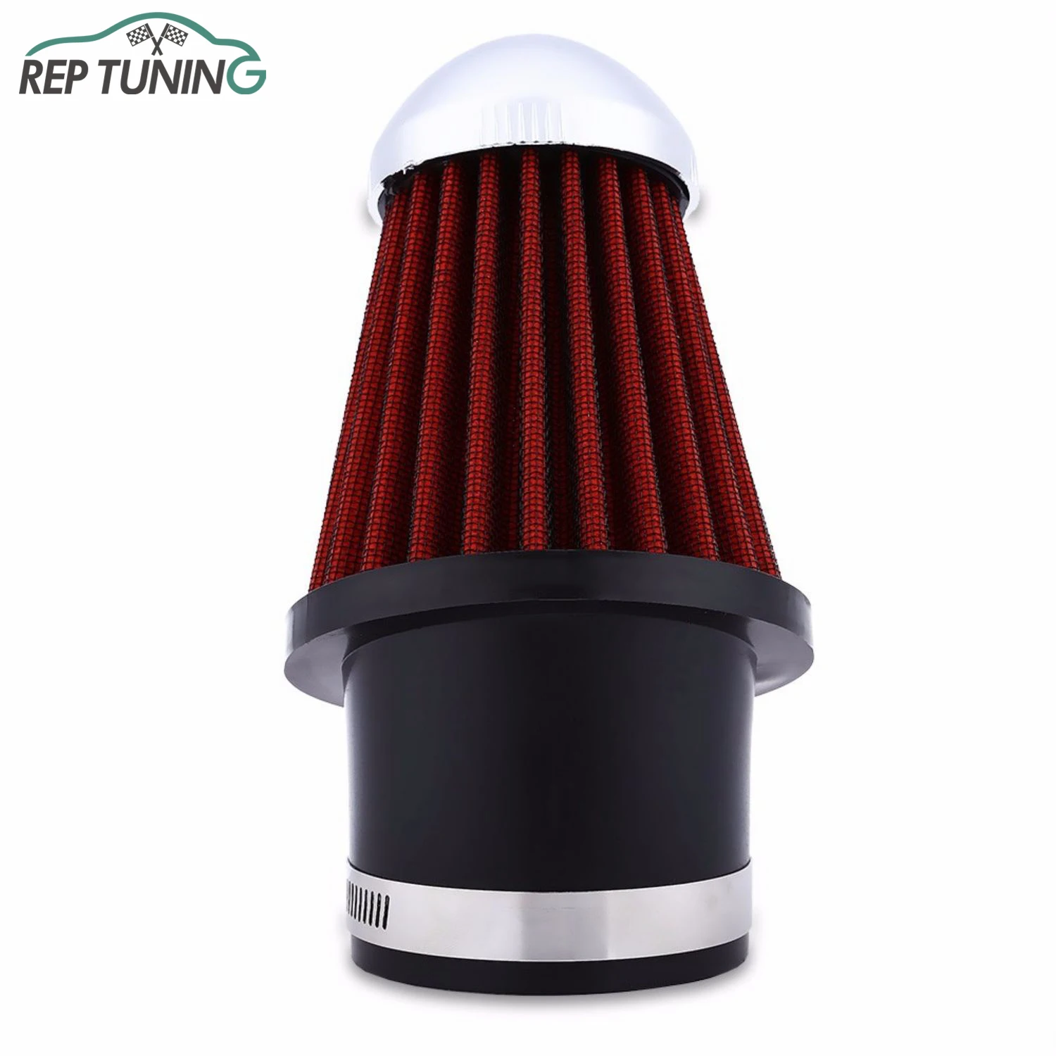 

Sport Racing Auto Universal Performance kit Angled Cone Air Filter 63mm/2.5inch with Clamp High Performance Reusable Filter