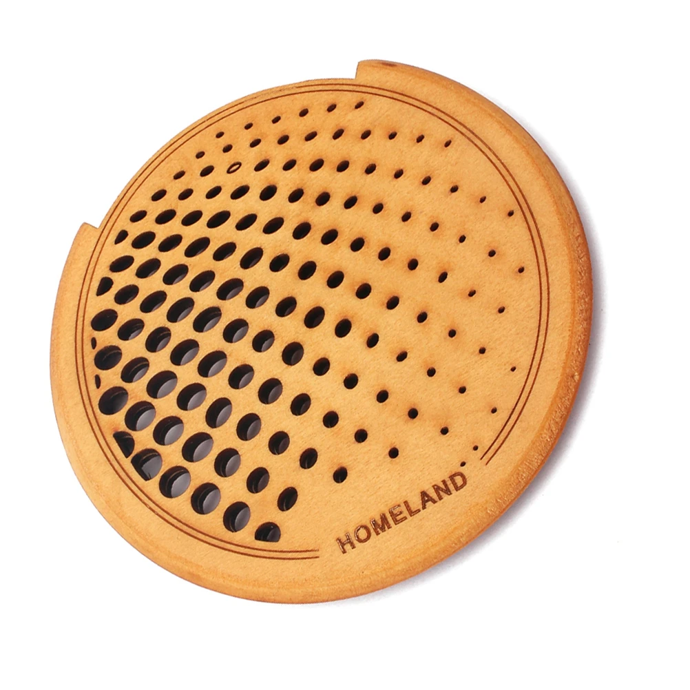 

Wooden Sound Hole Cover Acoustic Guitar Feedback Buster 98-102mm Diameter Easy Install Enhance Appearance Suppress Howl Round