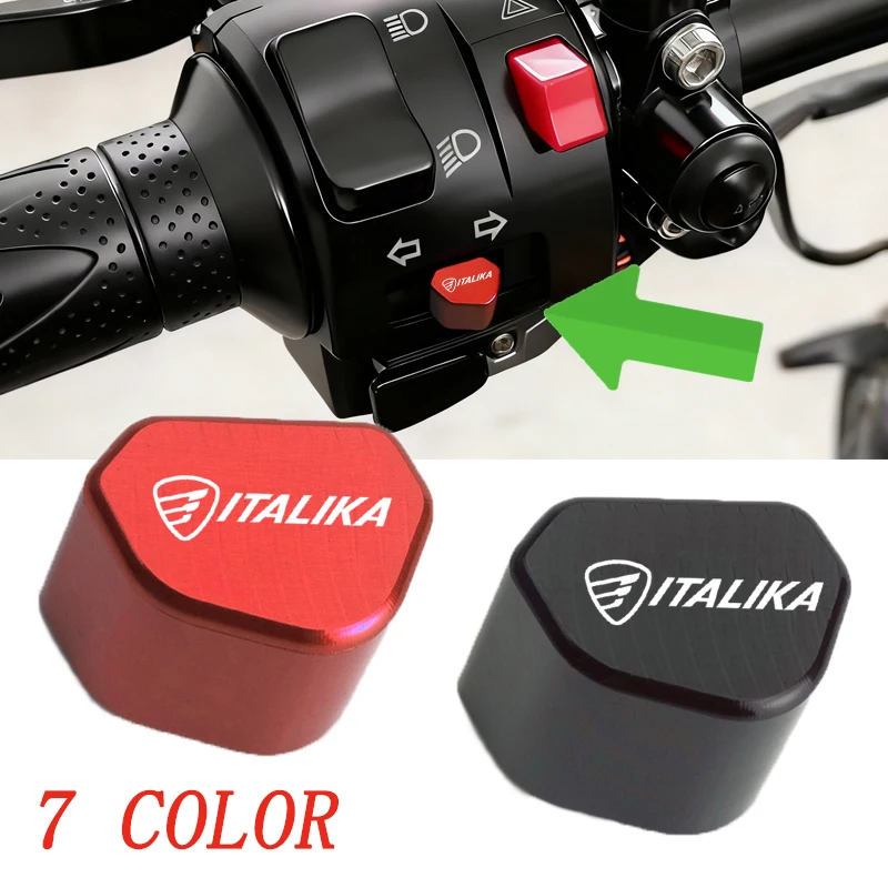 

New CNC Aluminum Motorcycle Button Turn Signal Switch Key Cap For ITALIKA 125Z 150Z 200Z 250Z D125 DS150G ATV150 200