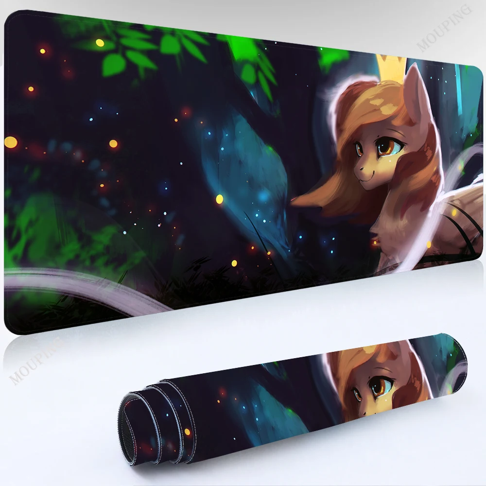 

Mause Pad Green Kawaii Gaming Desk Mat Anime Mouse Mats Pad on The Table Mouse Carpet Mousepad Gamer Table Mat Rug Keyboard Rug