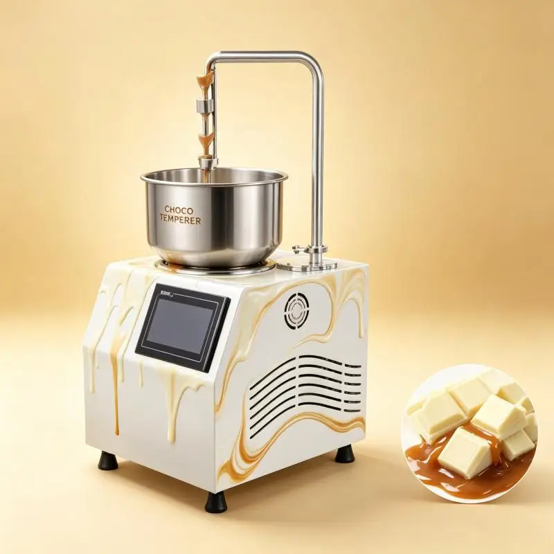 Commercial Chocolate Tempering Machine Digital Temperature Control Melter for Bakery Candy Confectionery Making