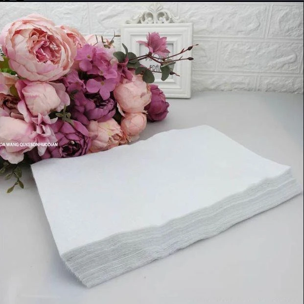 Water Retaining Fresh-keeping Absorbent Cotton Sheet Bouquet Packaging Material Bloom Shop Plant Root Moisturizing Lint 100pcs