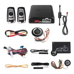 EASYGUARD PKE remote start Passive keyless entry push start system keyless start stop car alarm security alarm NFC entry