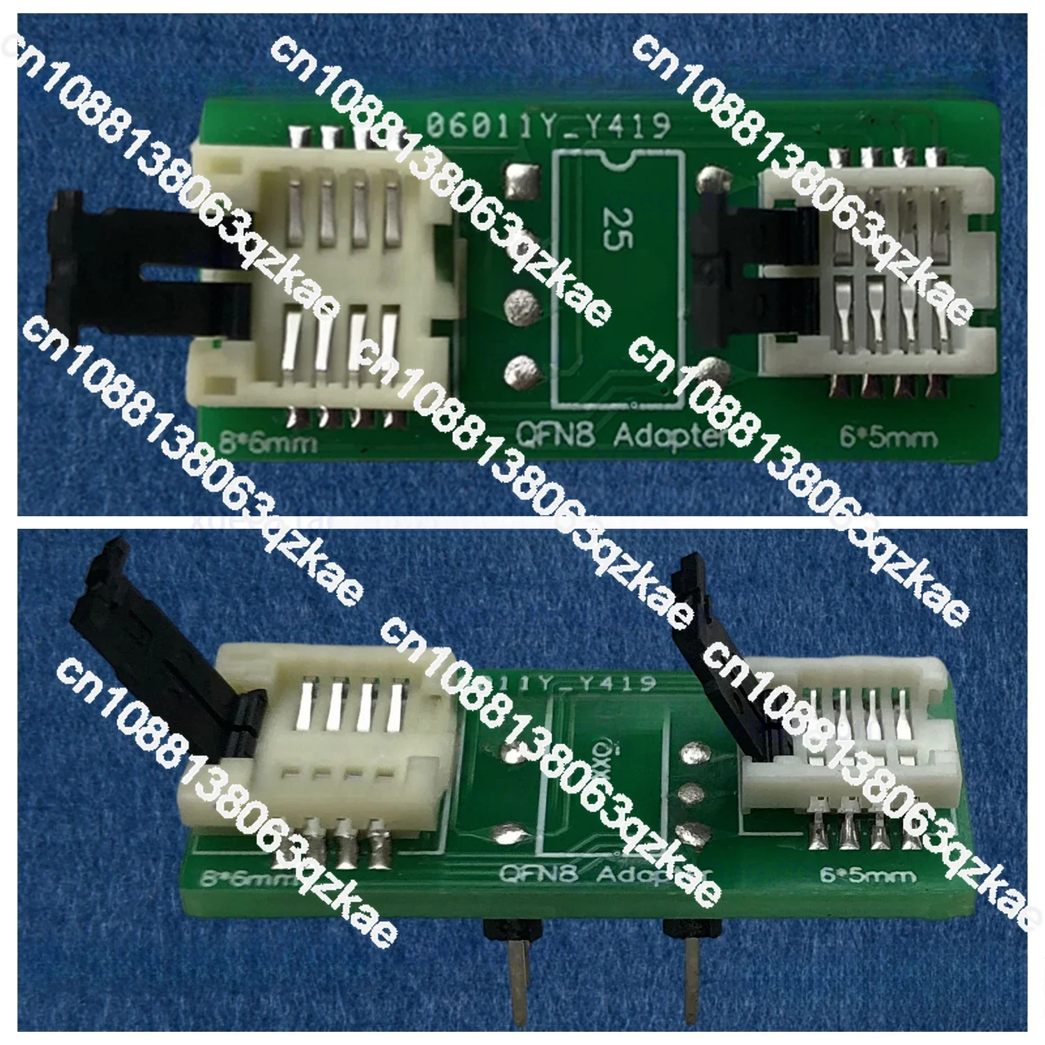Original QFN8 WSON8 MLF8-DIP8 2-in-1 adapter burning socket 6 * 5 and 8 * 6 chips