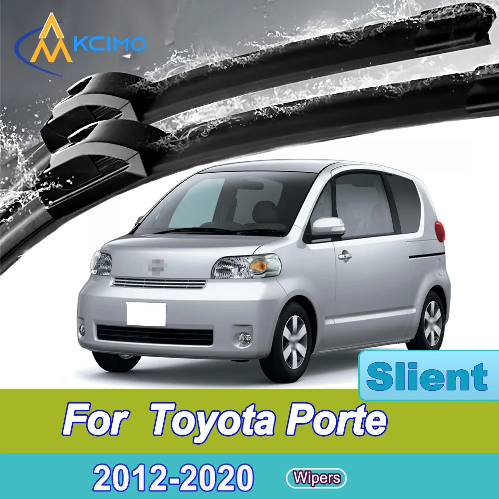 

Quiet Beam Wiper Blades 2pcs Windscreen Window Car Accessories For Toyota Porte XP140 2012-2020 Toyota Spade