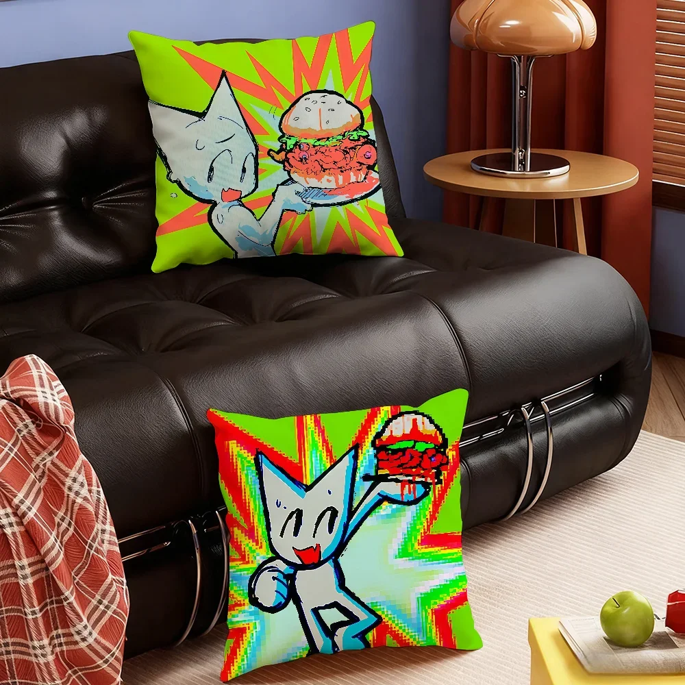 Singer Artist F-Femtanyl Token cushion cover Soft Smooth Pillow Case Hidden Zipper Washable Decorative Couch Office Gift