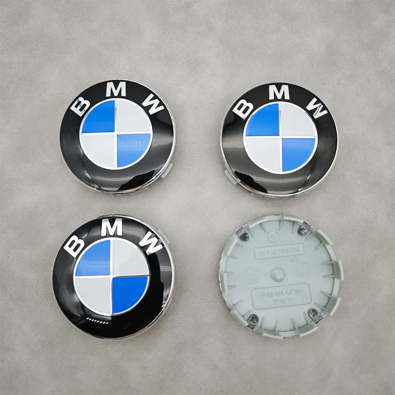 40pcs 56/68mm Blue White Logo Car Wheel Center Caps Hub Cover Badge For BMW E30 E36 E63 E64 E66 F01 F02 F03 F10 G01 G14 G20 G21