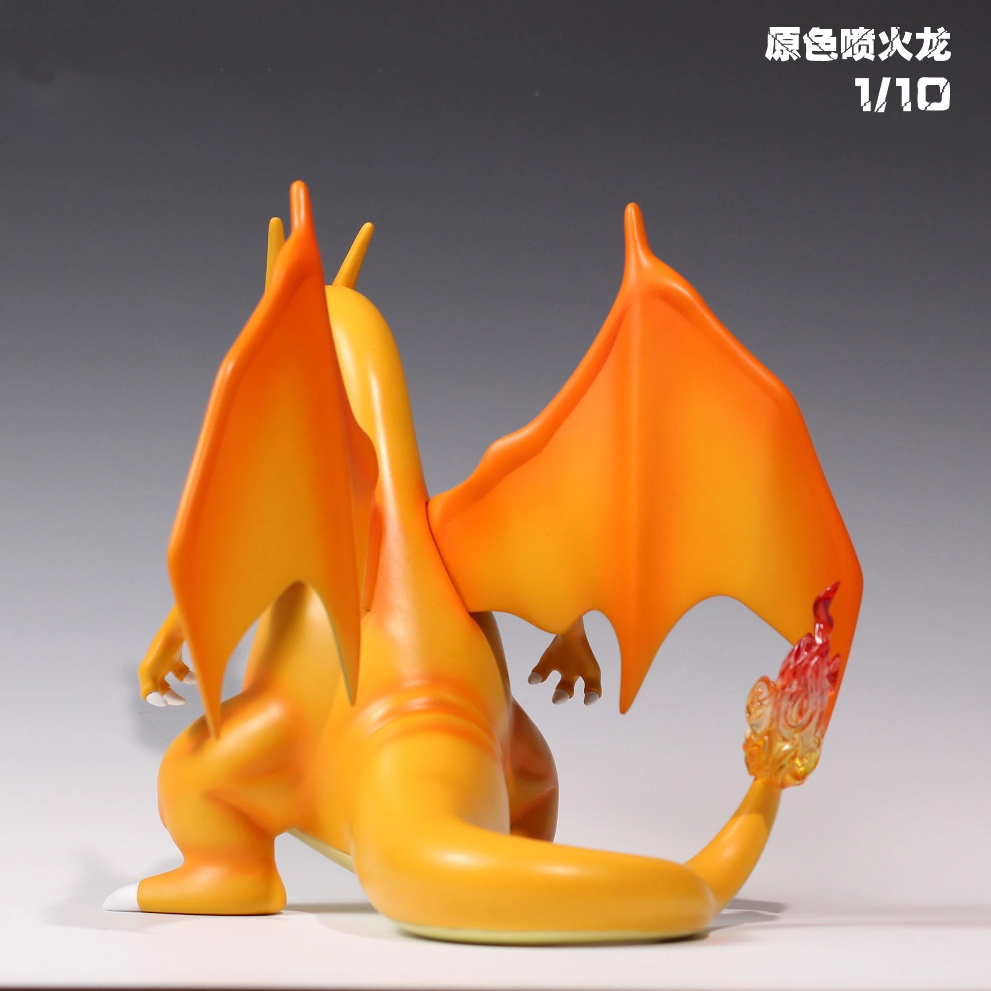 1/10 Anime Pokemon Fire Dragon Anime Figure Japanese Anime Pokemon Gk Statue Model Doll Collect Desktop Ornaments Birthday Gift