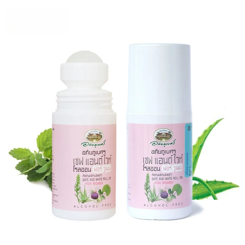 Thai Roll-On Deodorant 50ml, Underarm Odor & Sweat Control, Long-Lasting Freshness