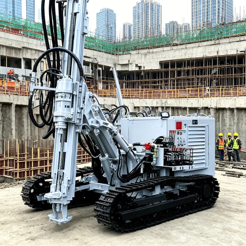 Sale DTH Borehole Truck Rig Mobile Borehole Drill Equipment Customized for Rugged Terrain Quarry Blasting Open Pit Foundation