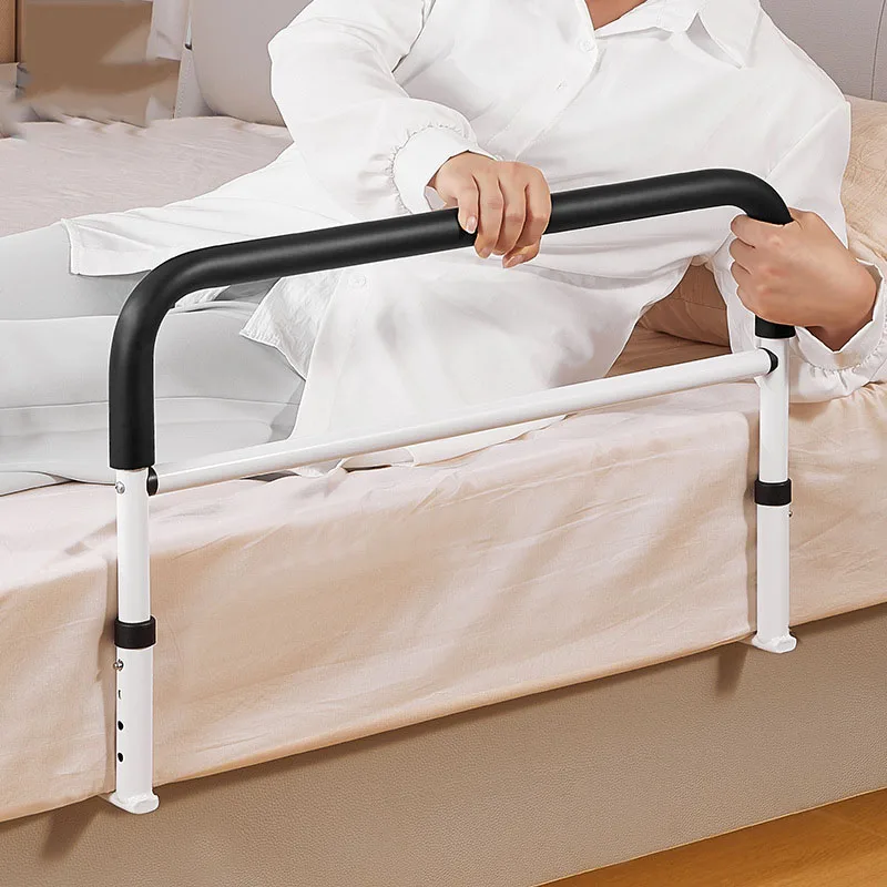 Bedside Handrail, Bed Rail, Getting Up Aid, Fall Prevention for Pregnant Women, Anti-Slip Height-Adjustable, Home Bed Rail 61 cm