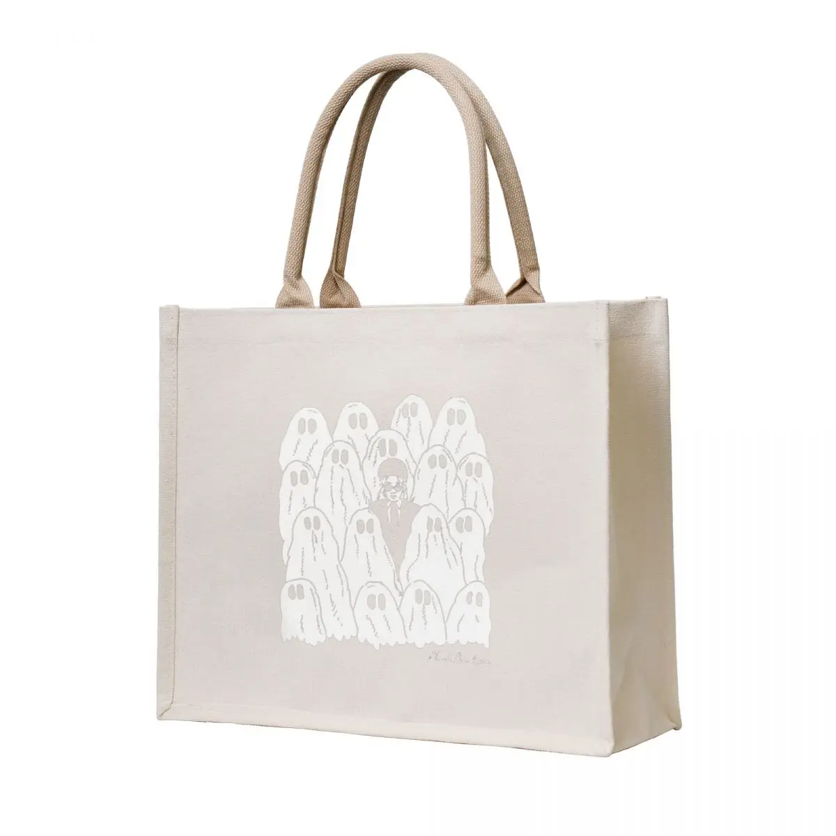 

Original Phoebe Bridgers Ghost Tote Bag ecological bags handbag tote bags cloth bags female bag