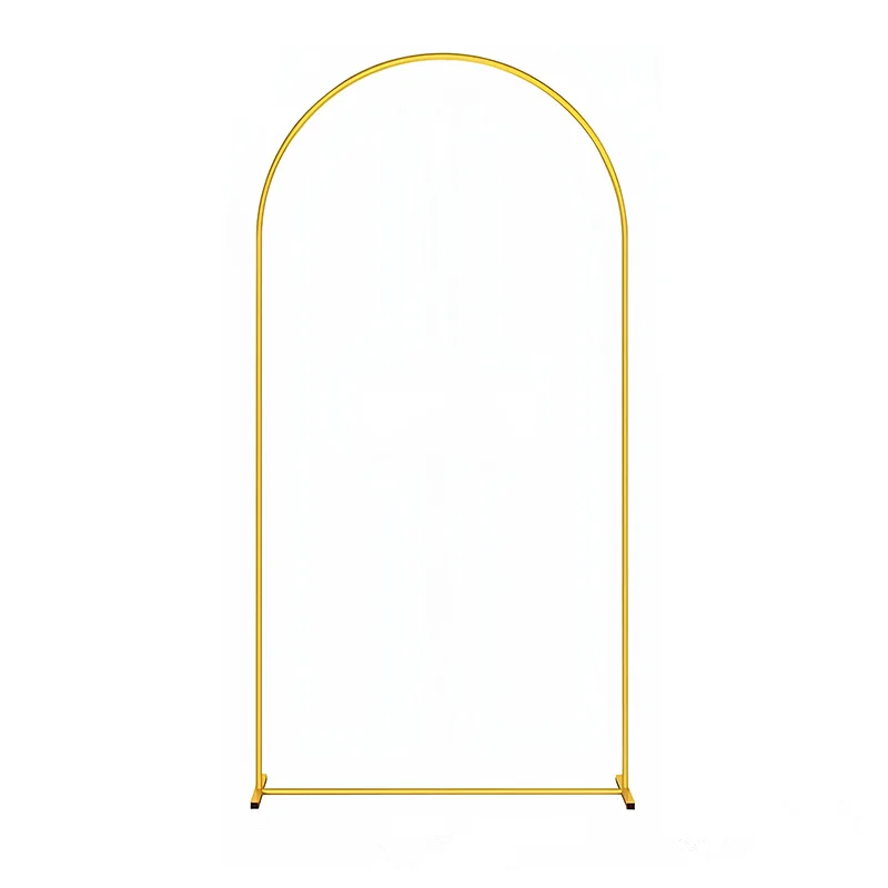 1 st Goud Metalen Boog Achtergrond Stand Boog Frame Ballon Boog voor Bruiloft Verjaardagsfeestje Baby Douche Afstuderen Ceremonie Decoratie