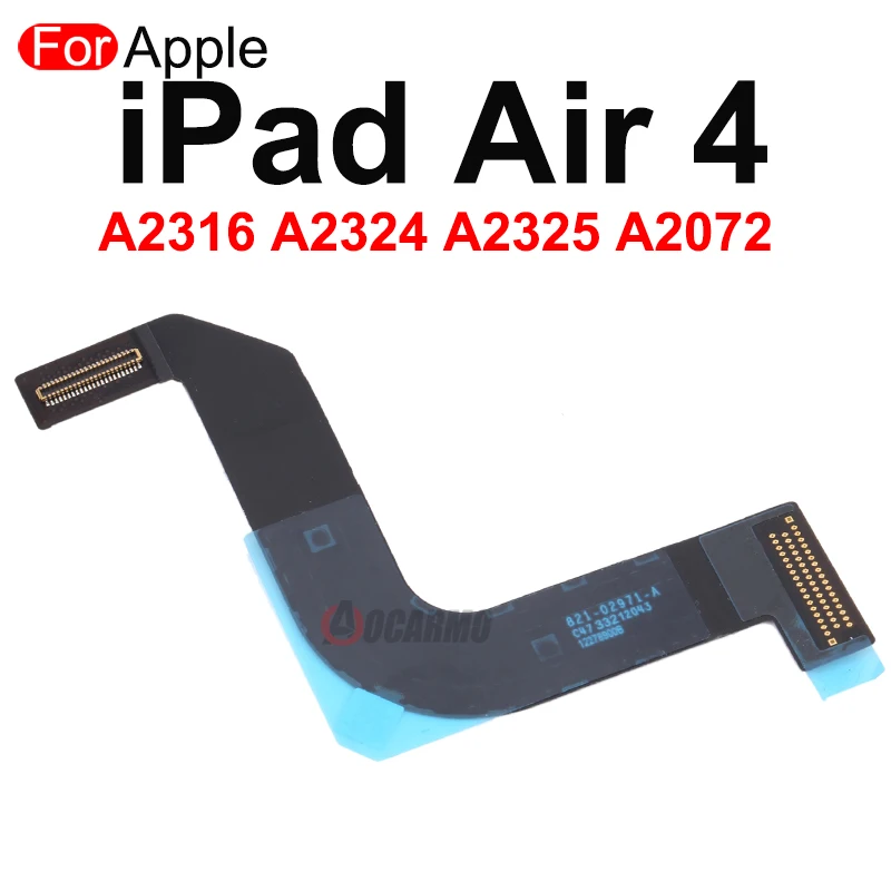 Aocarmo For Apple iPad Air 4 10.9\'\' inch 2020 LCD Screen Display Connector Flex Cable A2316 A2324 A2325 A2072 Repair Parts