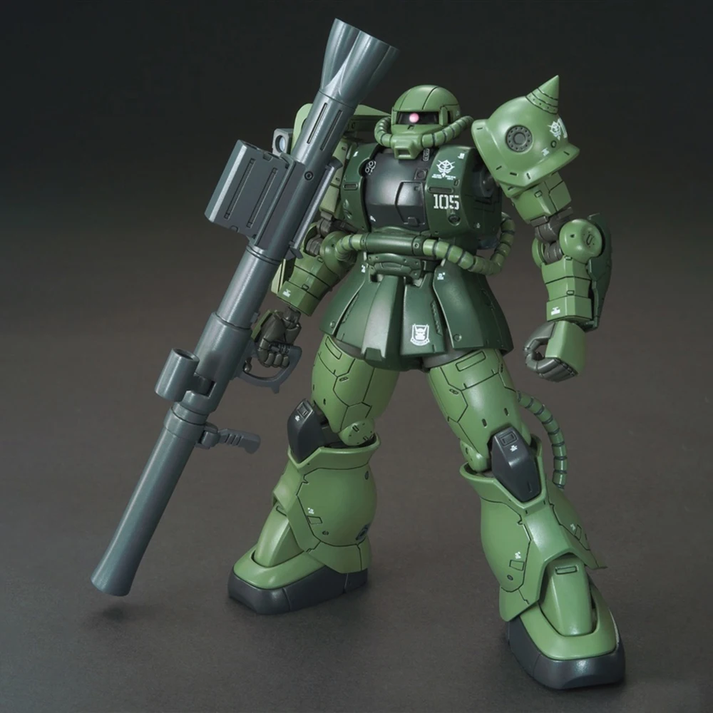 [متوفر] بانداي HG جاندام الأصل MS-06 Zaku II نوع C-6/R6 1/144 مقياس الجمعية عمل نموذج لجسم عدة لعبة الهدايا
