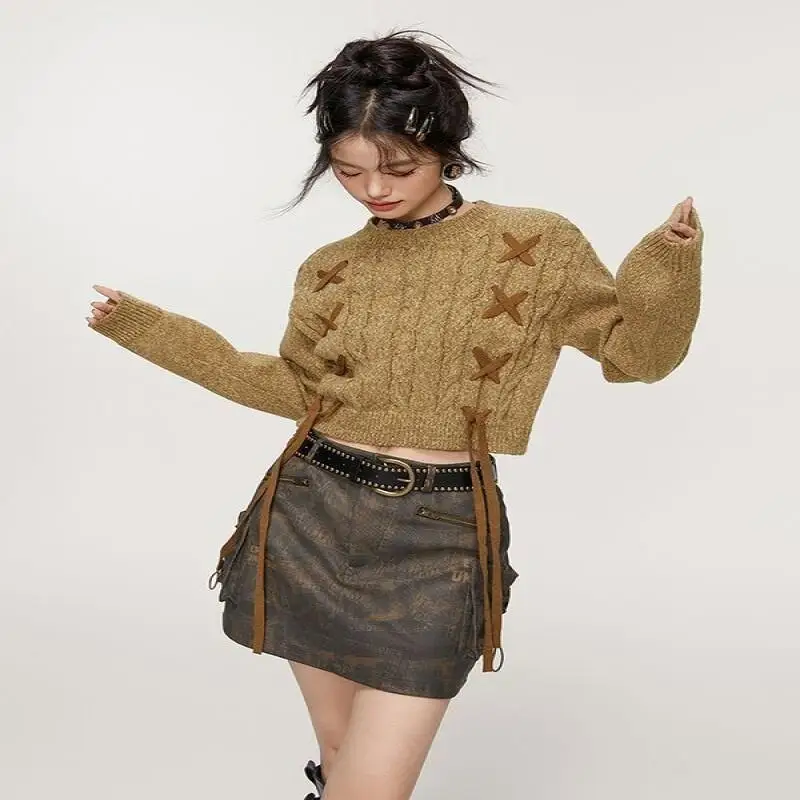 

Свитер в американском стиле, простой вязаный свитер, весенне-осенний, в корейском стиле, повседневный, на молнии, студенческий пиджак