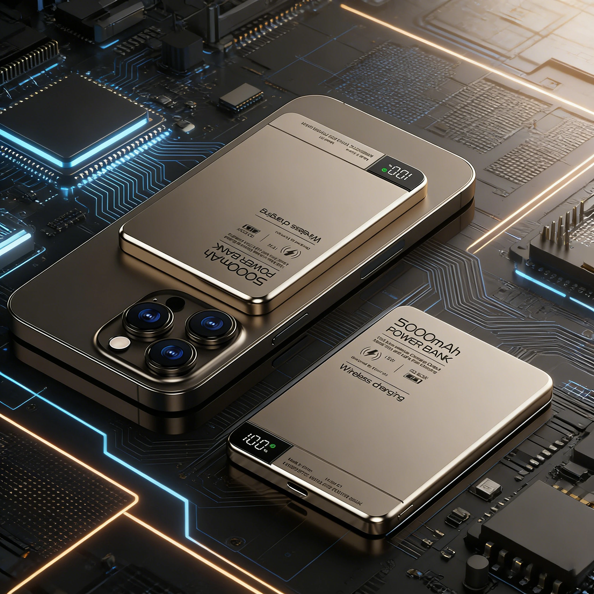 

Магнитный беспроводной зарядный блок 20000 мАч 15 Вт Qi для iPhone и Xiaomi, портативный внешний аккумулятор с быстрой зарядкой PD20W