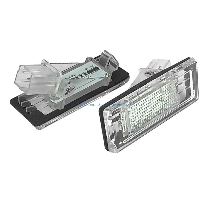 

U75E Enhanced Visibility LED Plate Light Easy Install Auto Light Dustproof License Light Automotive Light Assembly for Dacia