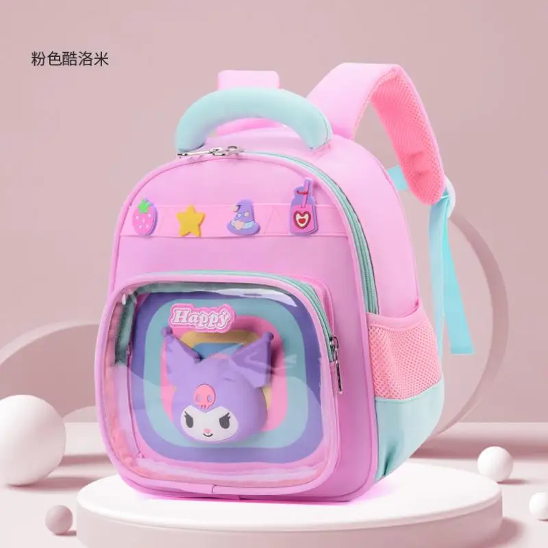 

Горячий рюкзак Sanrio для девочек Hello Kitty Kawaii, милый модный милый и интересный канцелярский детский школьный рюкзак, подарок, новый стиль