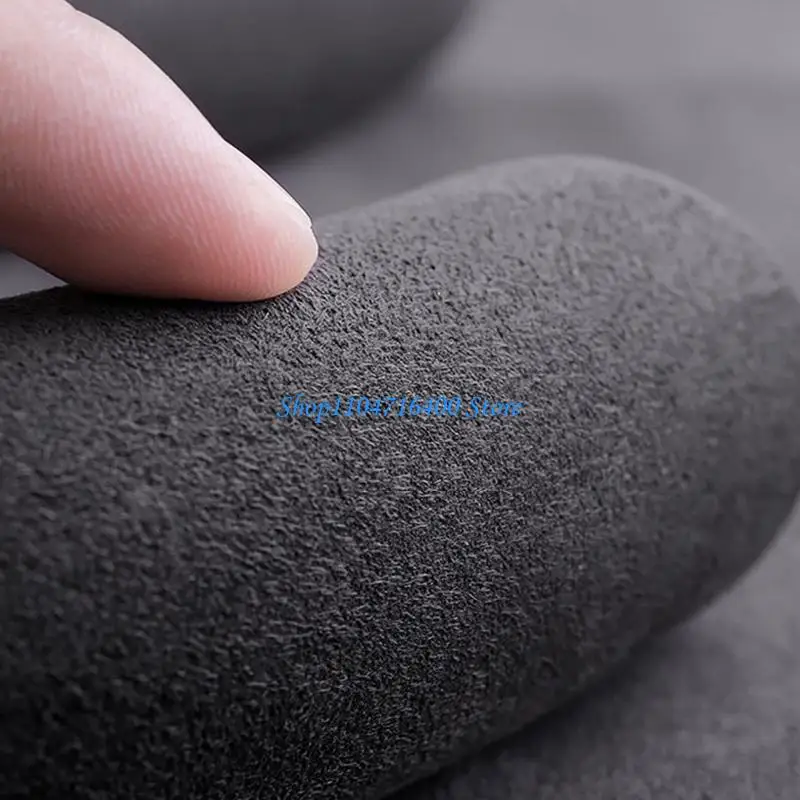 y1gd SUV Car Suede Steering Wheel Cover Anti-Slip Breathable Wear-resistant Winter Warm Universal Interior Auto Accessories