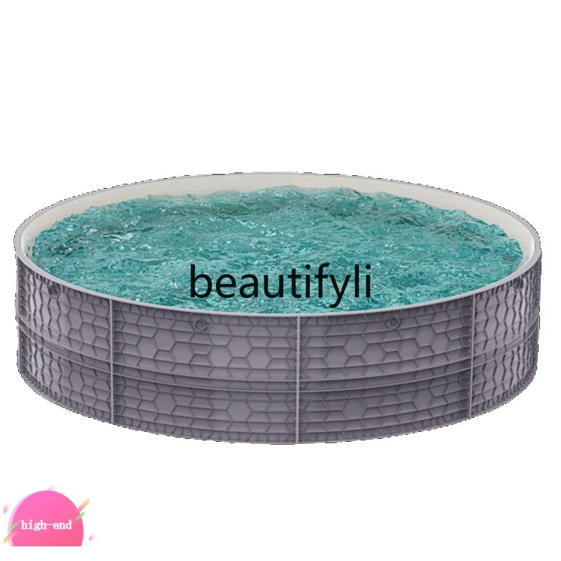 

High-Density Honeycomb PP Fish Pond Round High-Density Fish Farming Outdoor Thickened Large Capacity Water Storage Pool