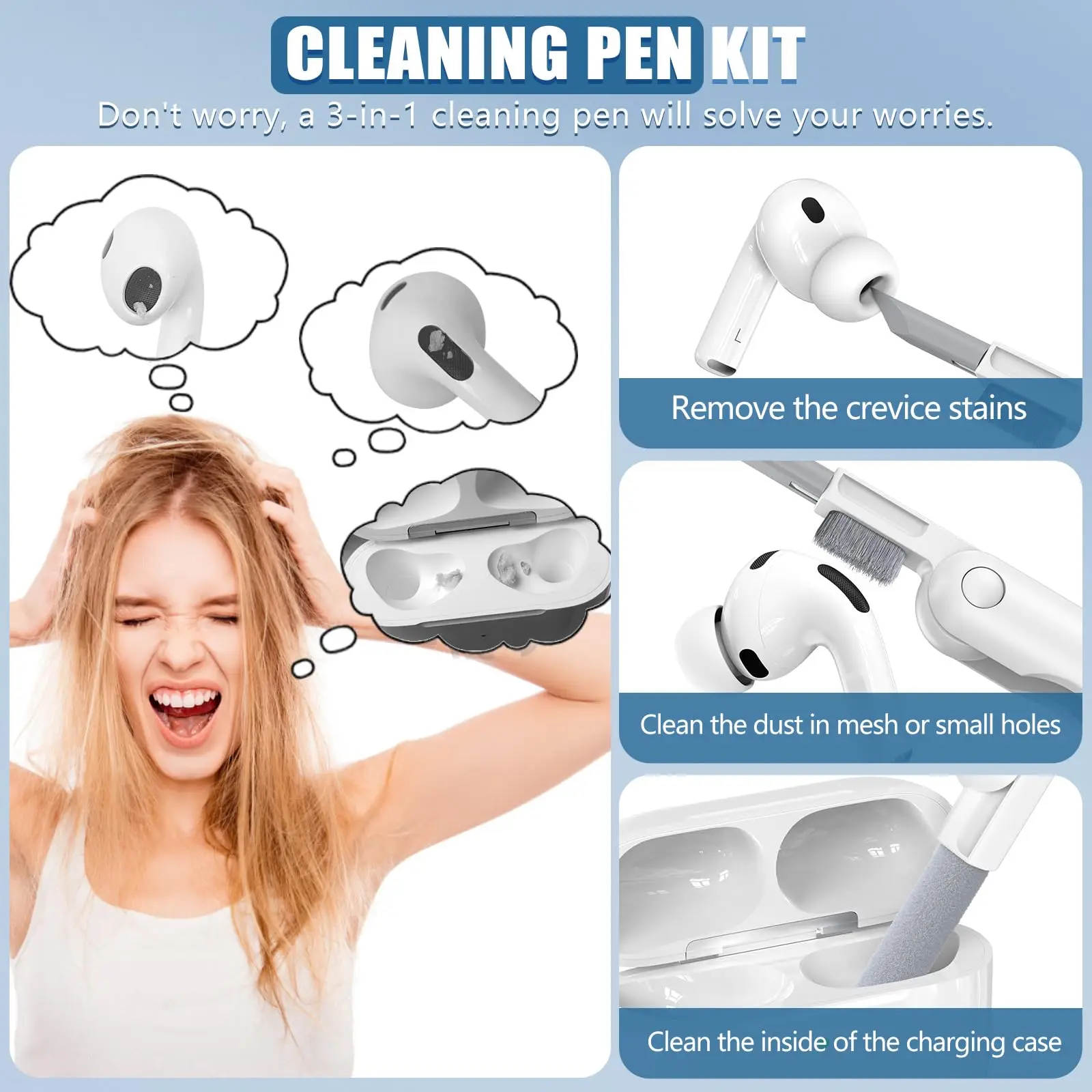 for airpods pro 3 case designer with Phone Holder air pods Wireless Bluetooth Earphone Cover for 2025 Apple AirPods Pro 3 fund