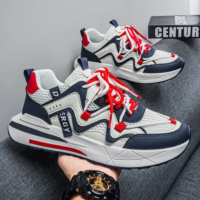 

Men's shoes - Spring mesh breathable casual sports shoes, dad-style shoes, comfortable running shoes