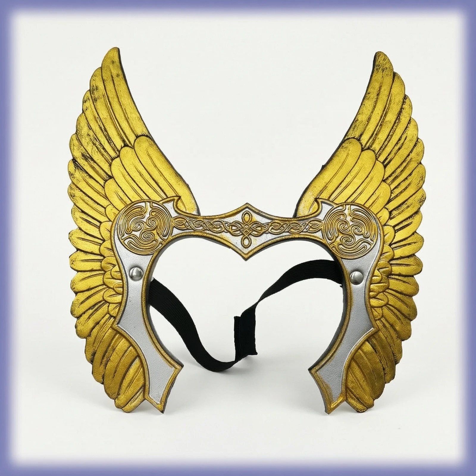 Winged Headpiece Ancient Roman Style Costume Helmet Costume Crown Cosplay Masquerade Mask Metal-Like Finish for Cosplayers