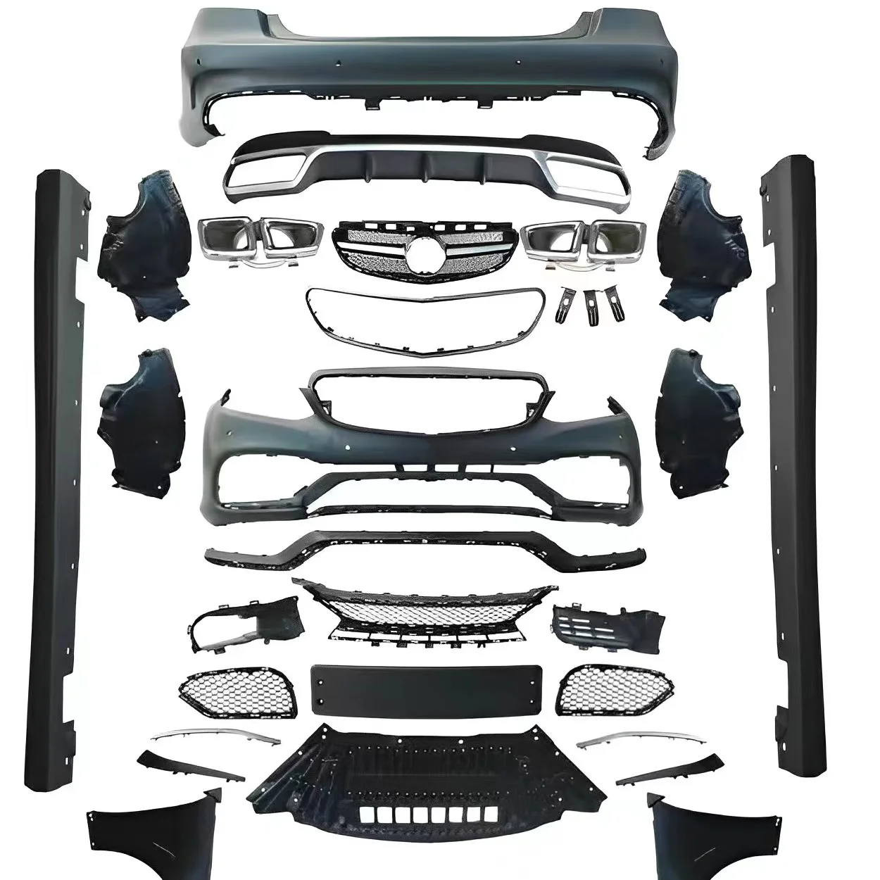 

W212 E63 AMG Car Bodykit Facelift for Mercedes Benz W212 Old Upgrade New E63 Auto Hood 2013
