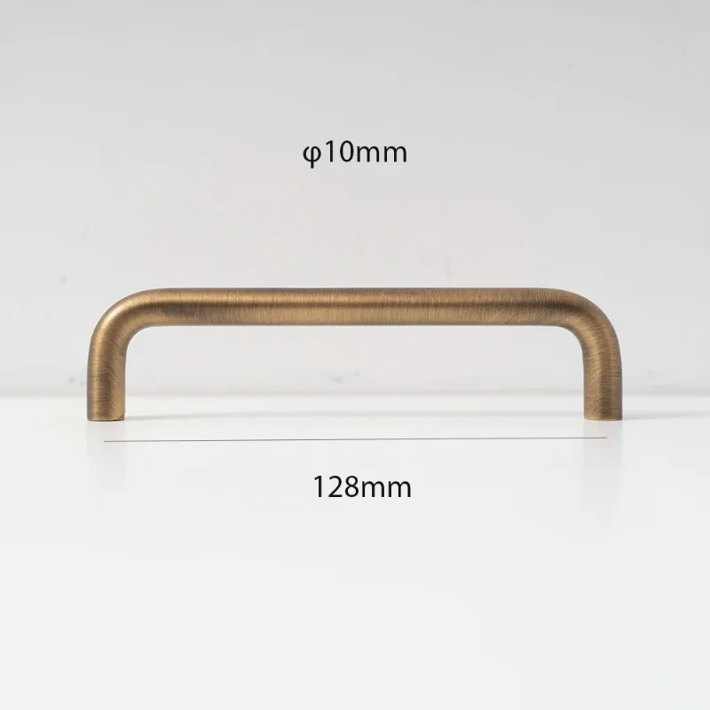 Kleiderschrank, Küchenschrank, Garderobe, Nachttisch, kleiner Schrank, Griff, dekorativer Knopf, Minimalismus, Bronze, Möbelgriffe – Detail 8