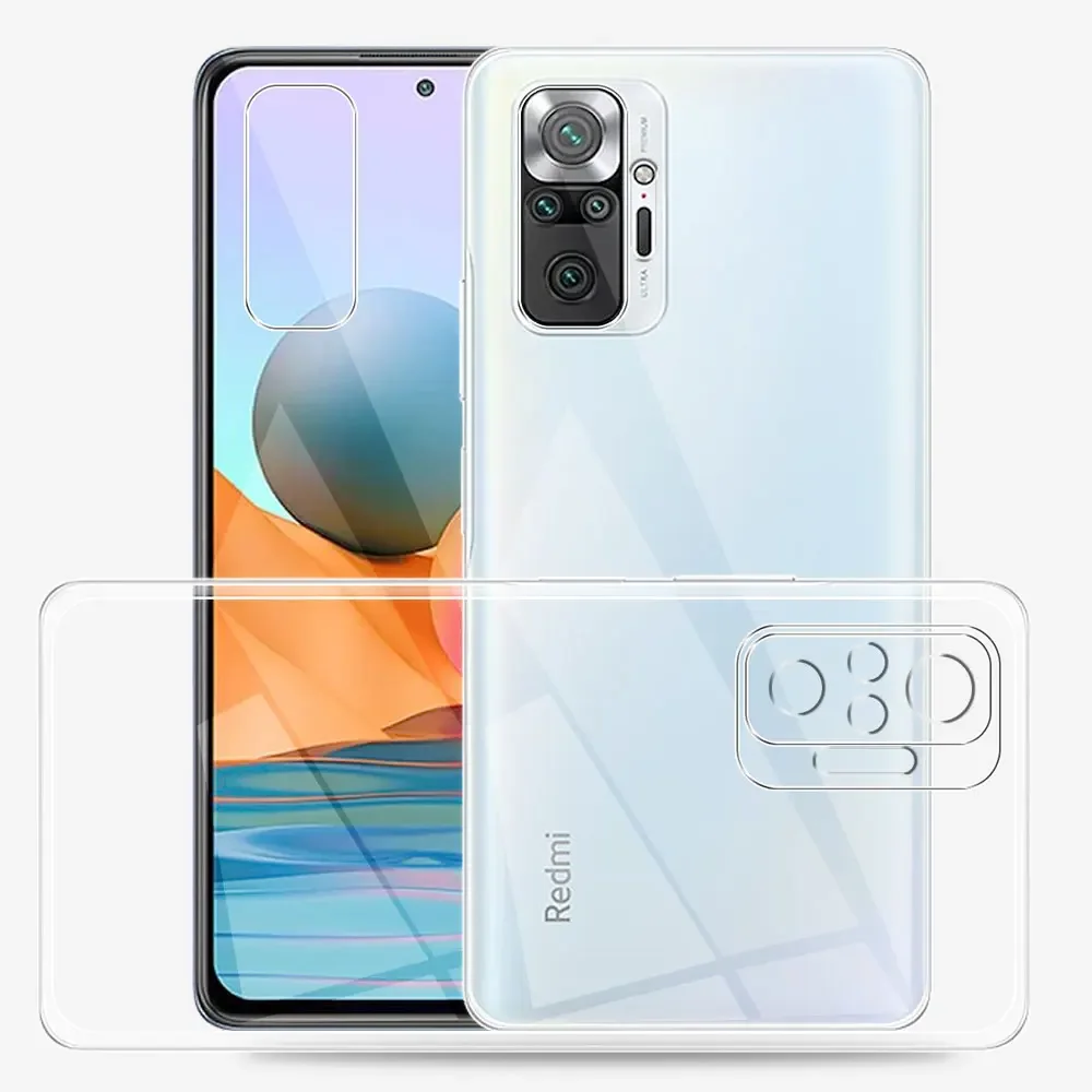 For Xiaomi Redmi Note 10 Pro Case Ultra Thin Silicone Soft Phone Case For Redmi Note10 Clear Cover Funda Redmi Note 10S 10T 5G